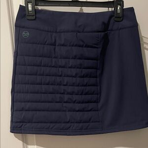 Renwick Navy Quilted Mini Skirt